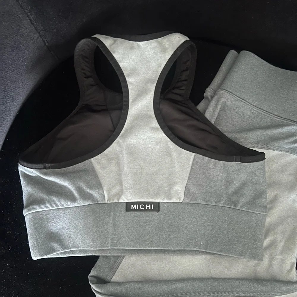 Gray Women's Athletic Top - Picture 2 of 5